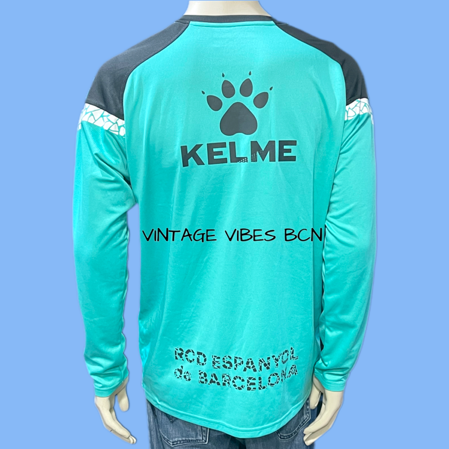 Camiseta fútbol vintage oficial KELME RCD ESPANYOL 120 ANIVERSARIO