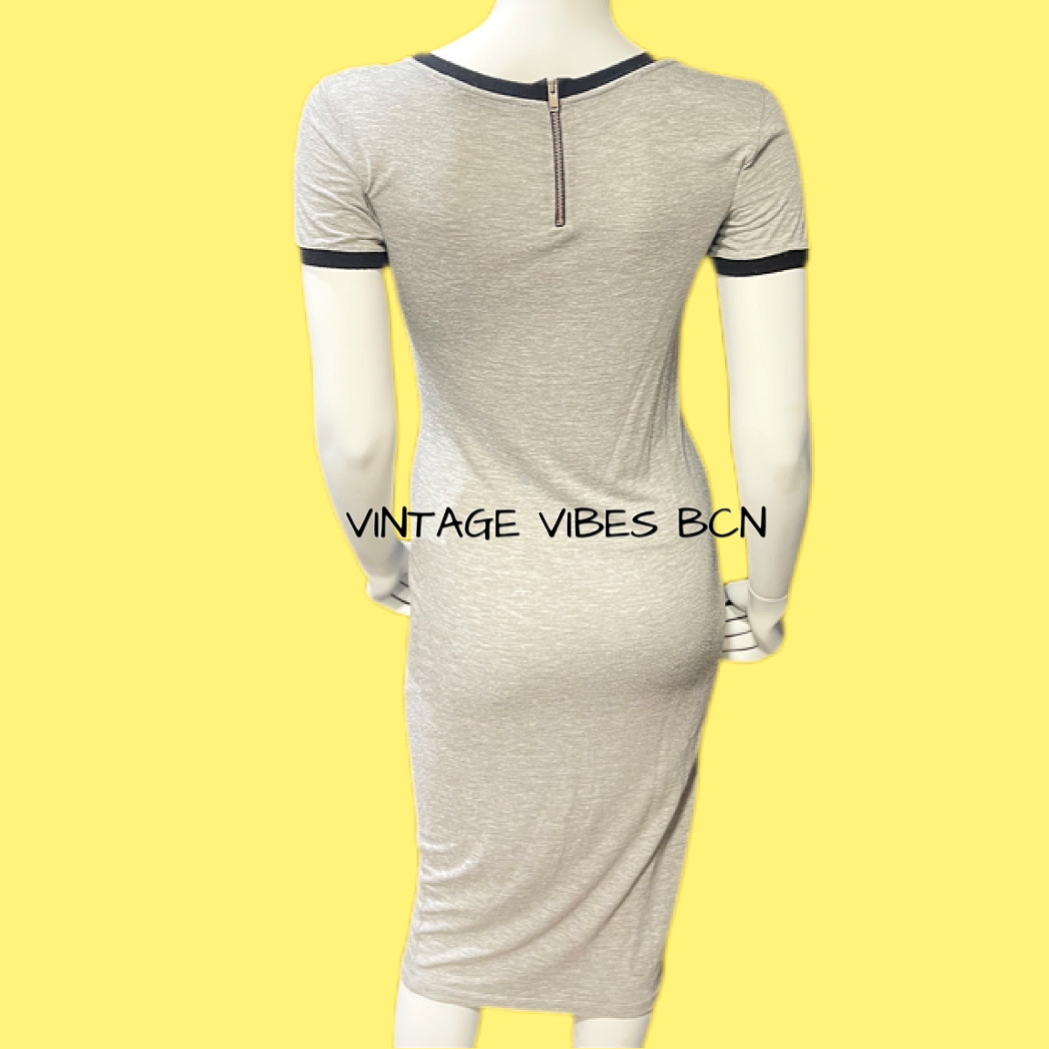 Vestido largo de tubo