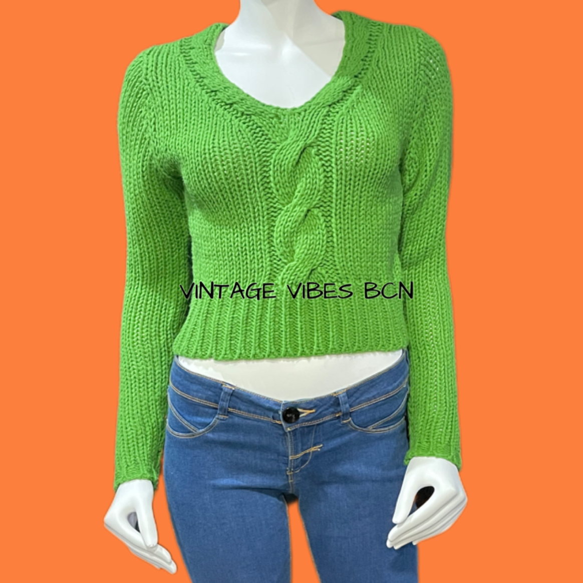 Jersey de punto grueso trenzado