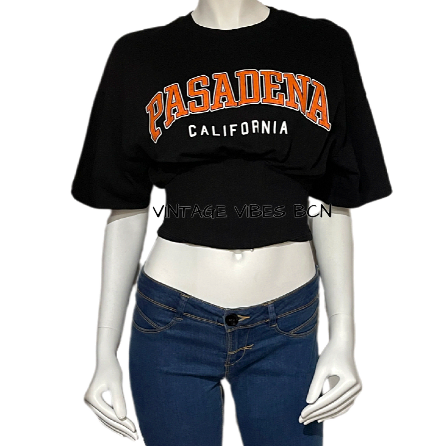 Camiseta cropped con corsé PASADENA