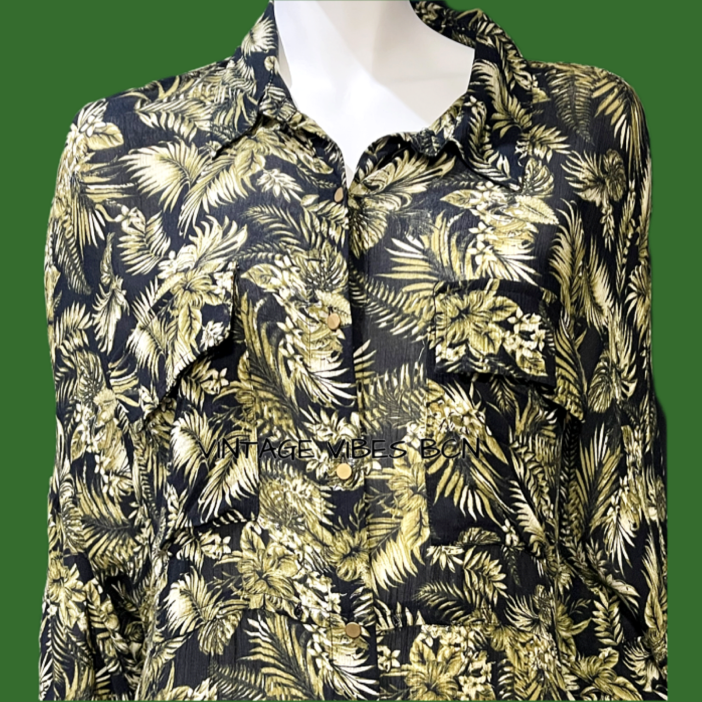 Vestido largo floral ZARA