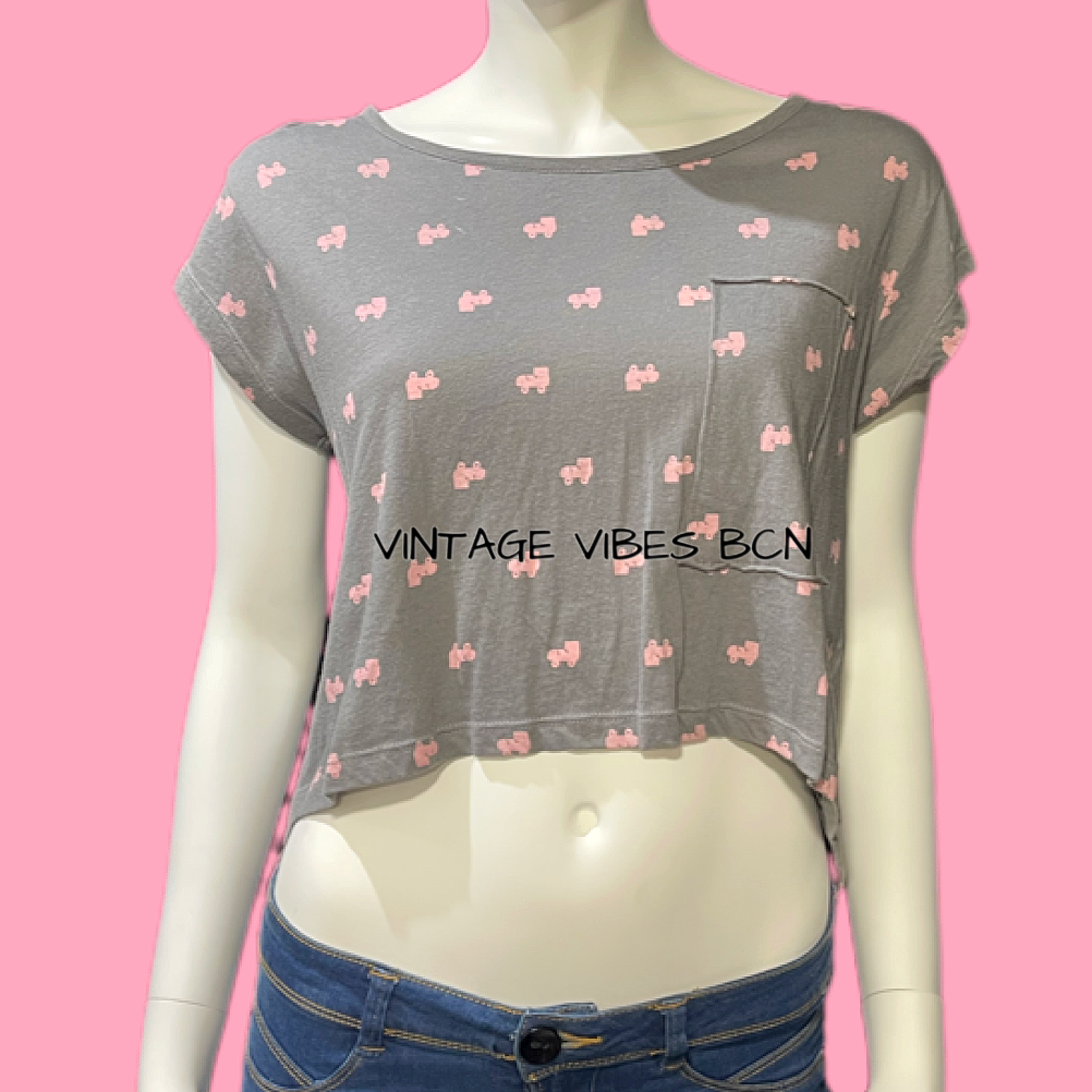 Camiseta cropped LURDES BERGADA