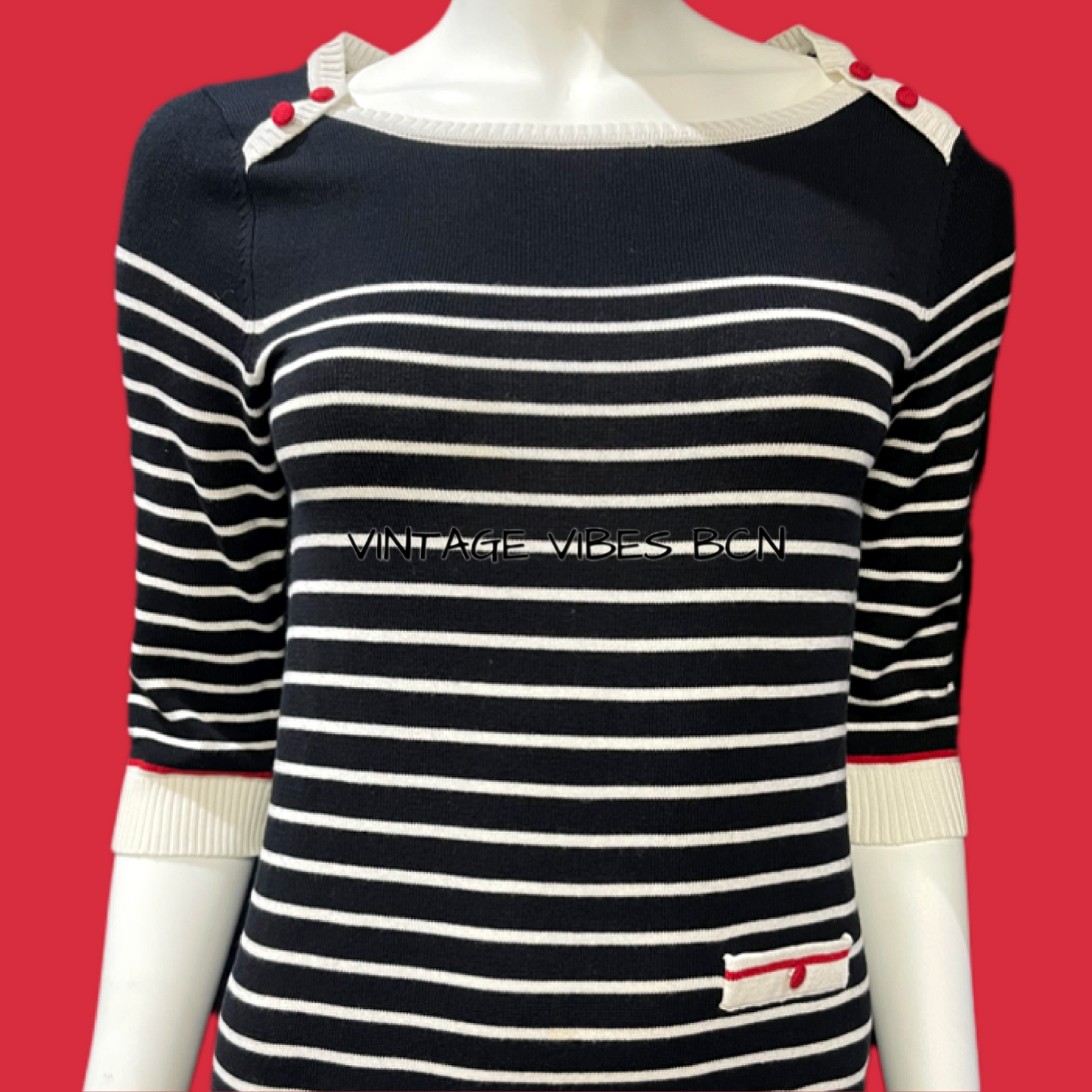 Vestido vintage de punto MANGO SUIT