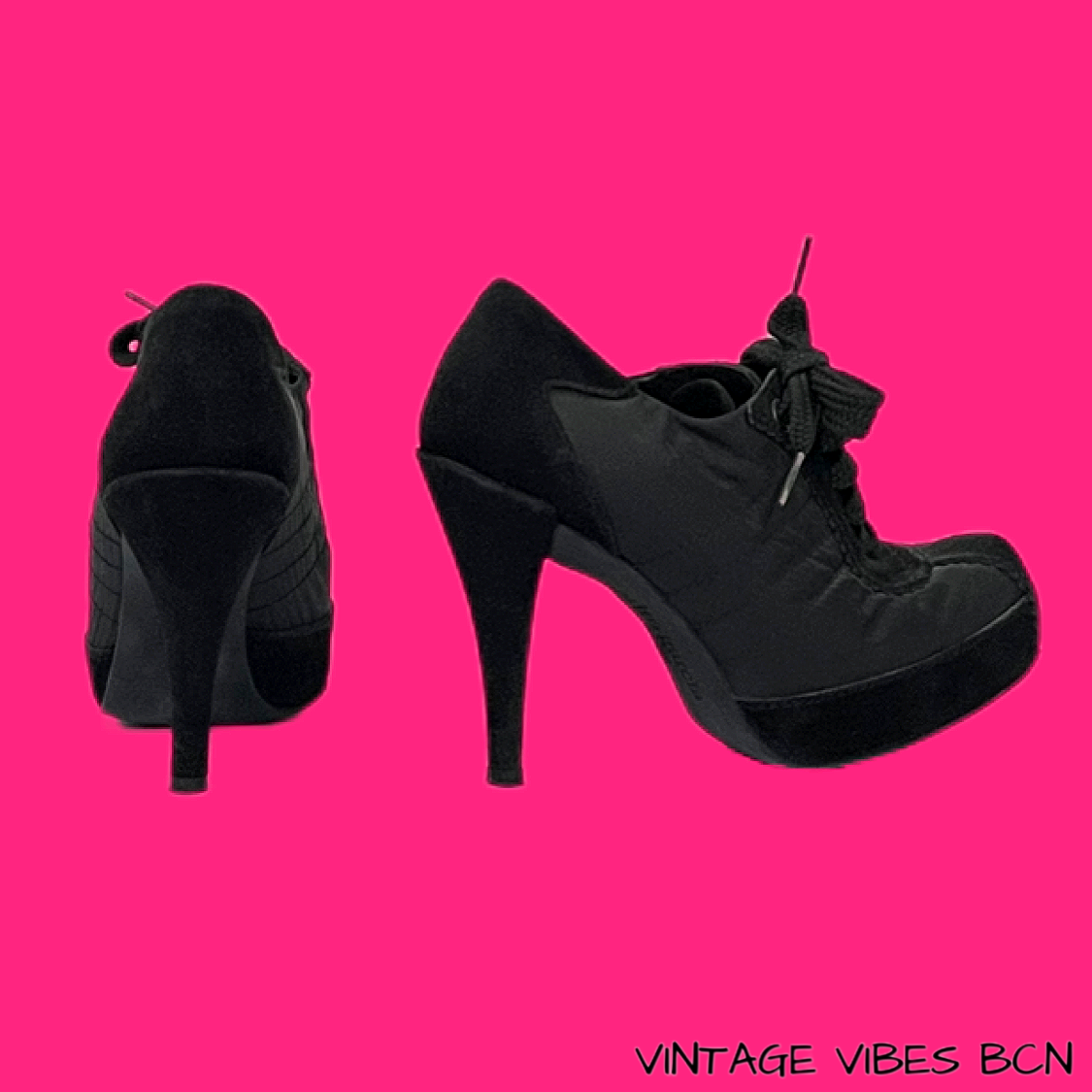 Zapatos vintage de tacón y plataforma PEDRO GARCÍA ¡A estrenar!