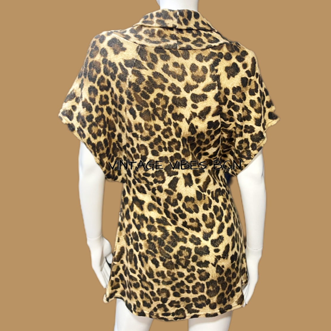 Vestido vintage Animal Print Leopardo