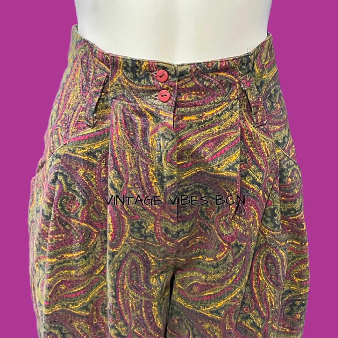 Pantalón vintage tiro alto