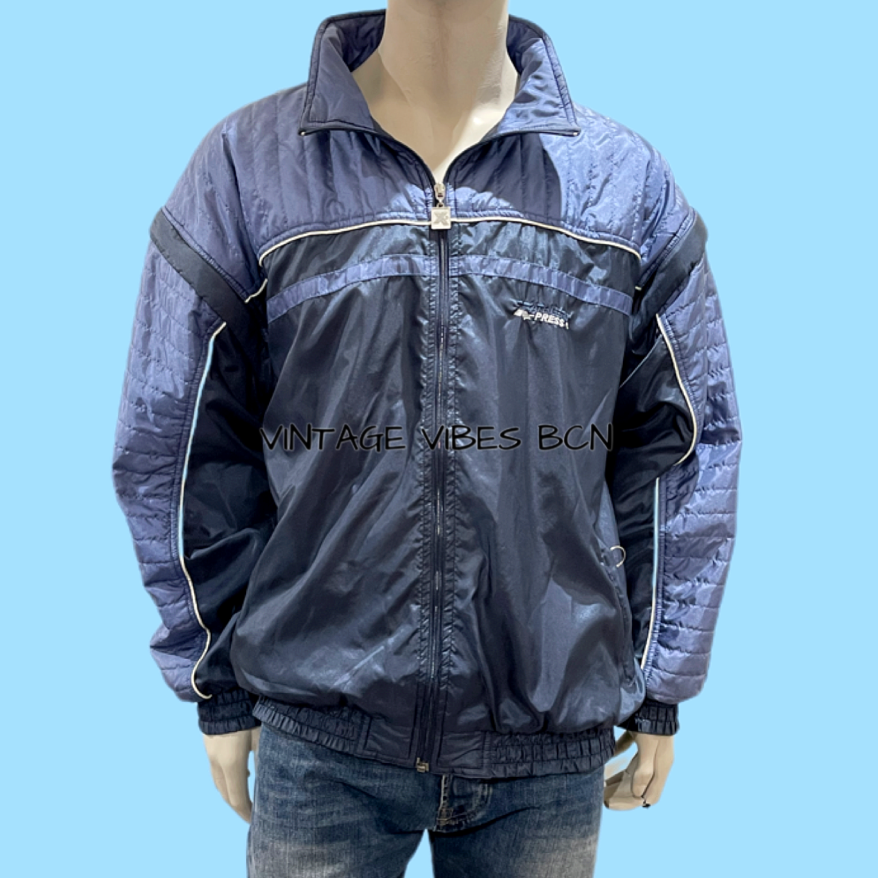 Crazy jacket vintage con mangas extraíbles