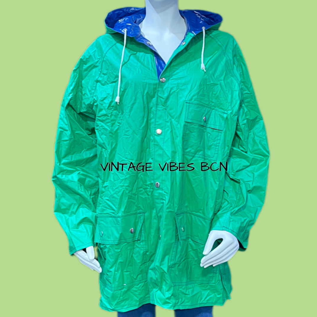 Chubasquero vintage reversible