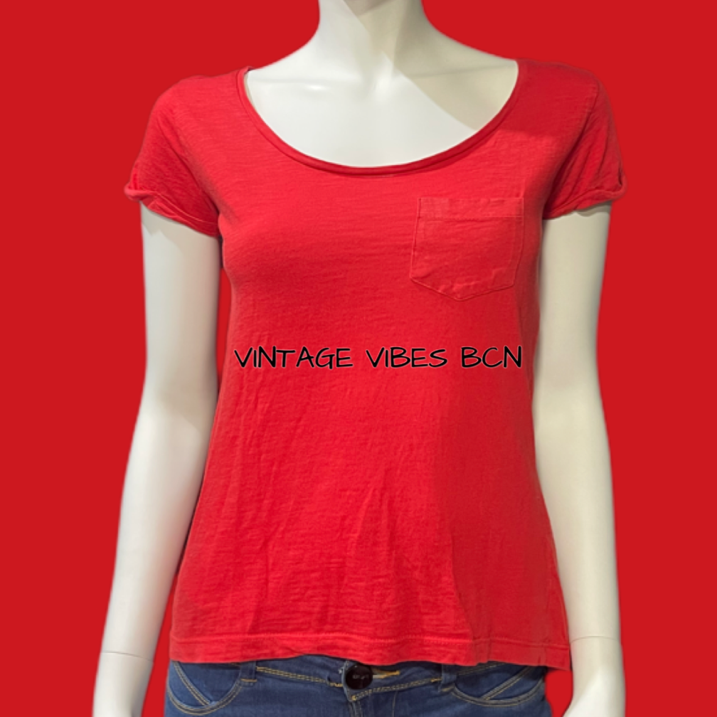 Camiseta básica roja