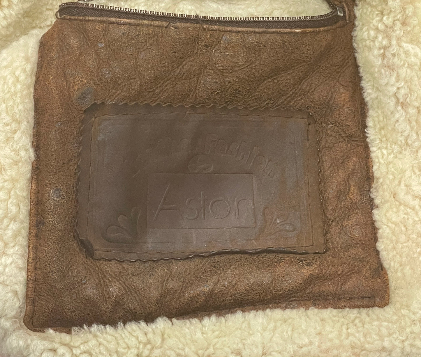 Abrigo de piel vintage ECHTES LEDER ASTOR