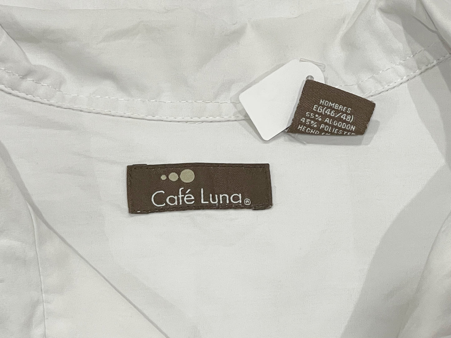Camisa GUAYABERA CAFÉ LUNA
