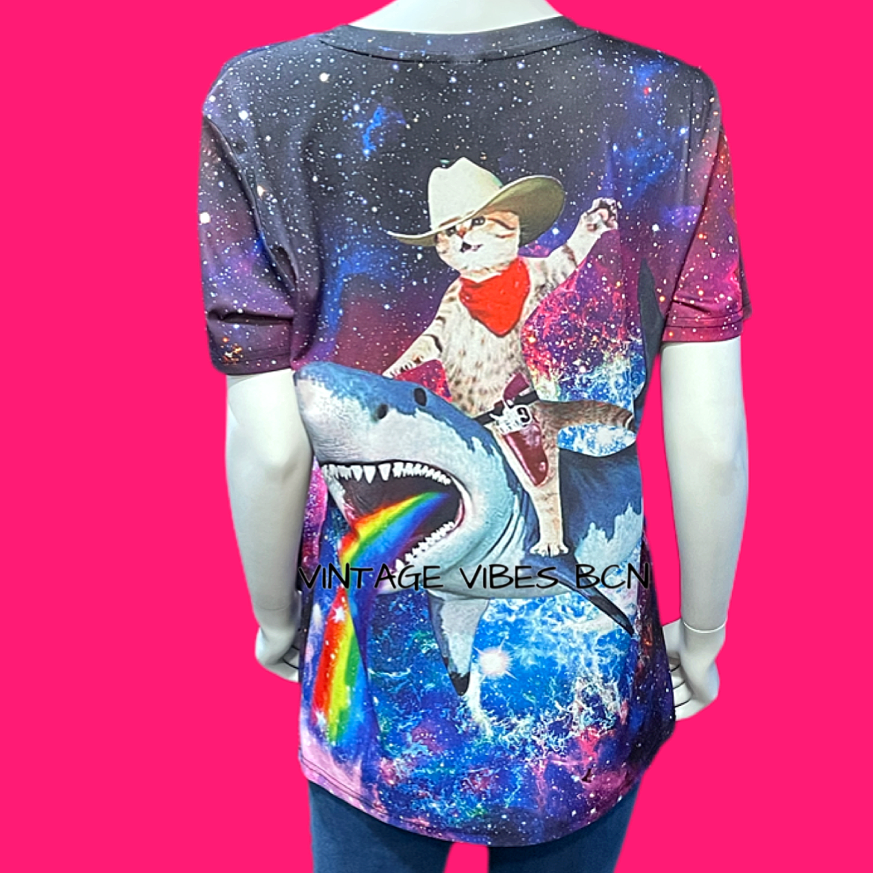 Camiseta vintage CRAZY CAT