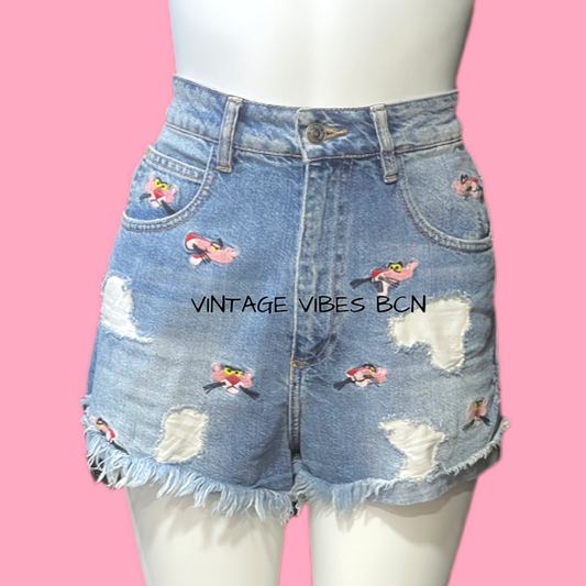 Shorts vintage LA PANTERA ROSA