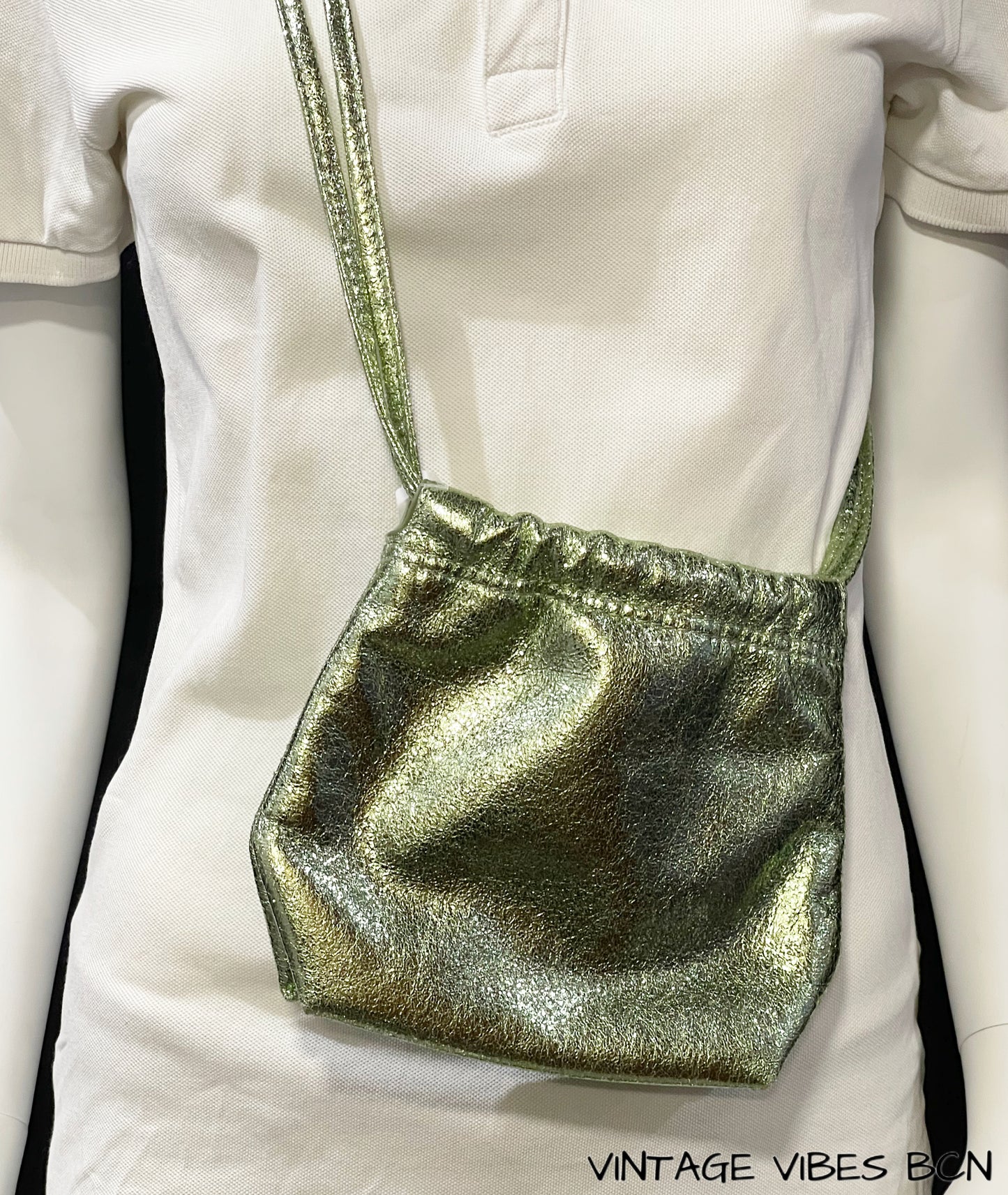 Bolso verde brillante