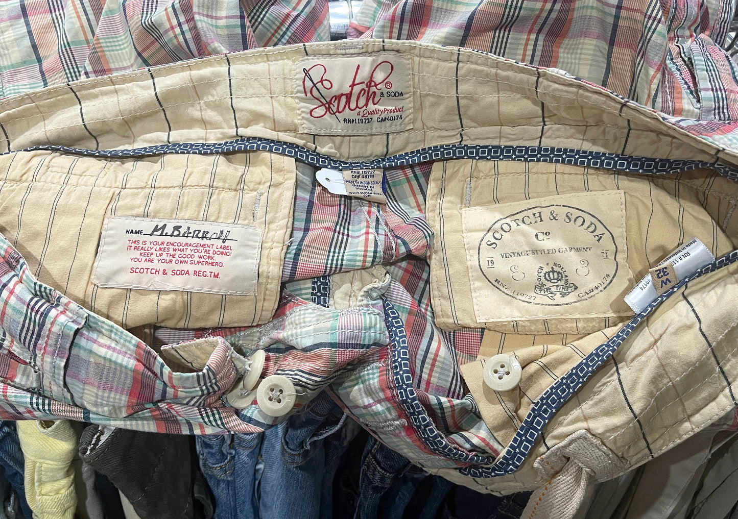 Bermudas vintage SCOTCH & SODA