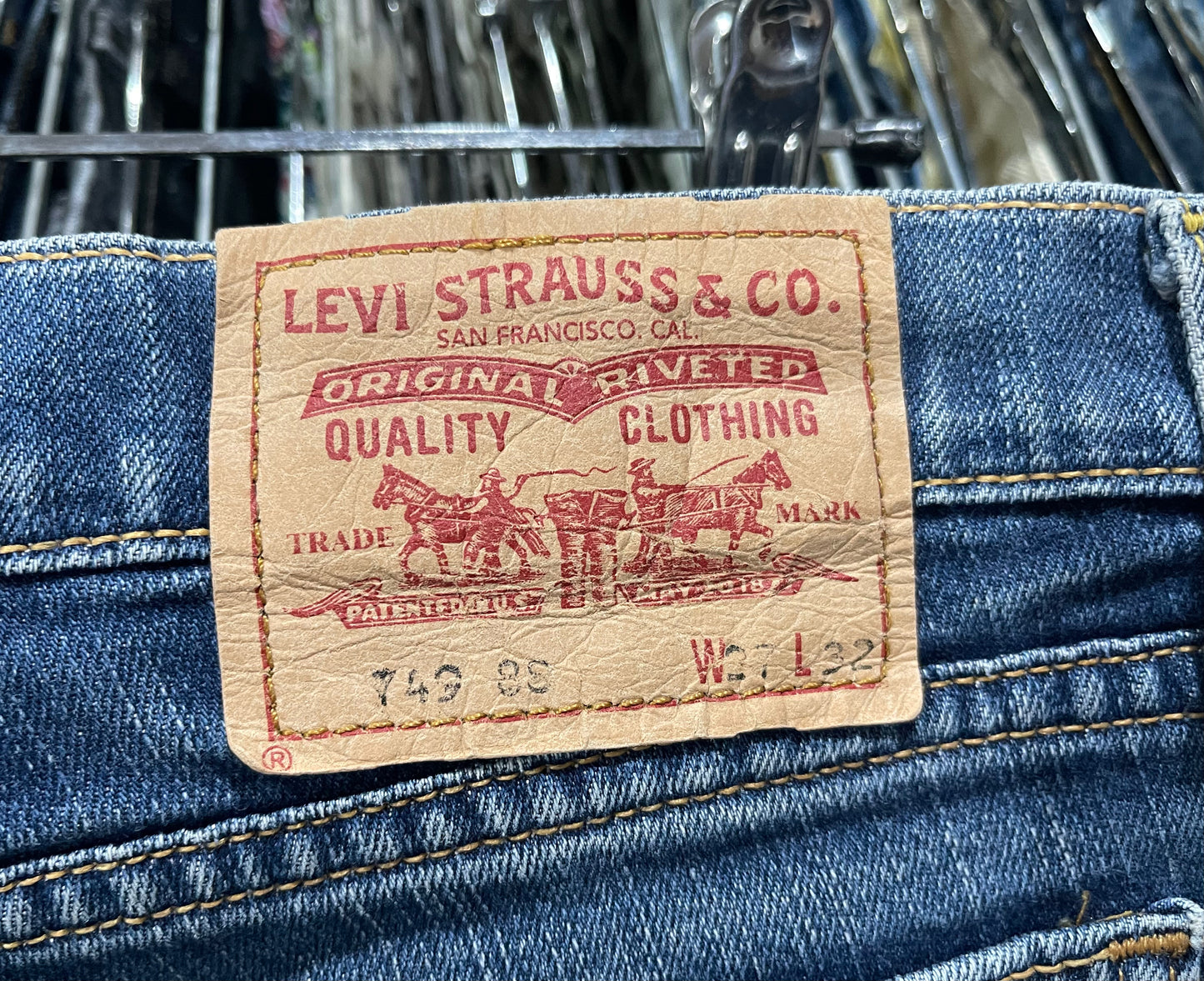 Shorts vintage LEVI’S 749