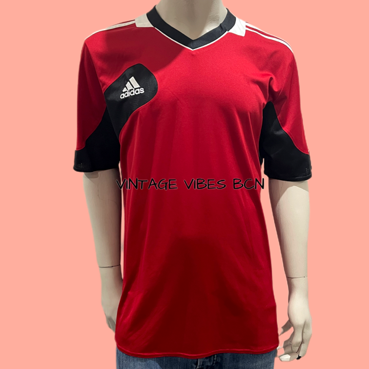 Camiseta vintage ADIDAS rojo