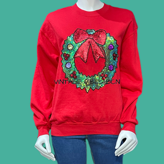 Sudadera vintage Navidad