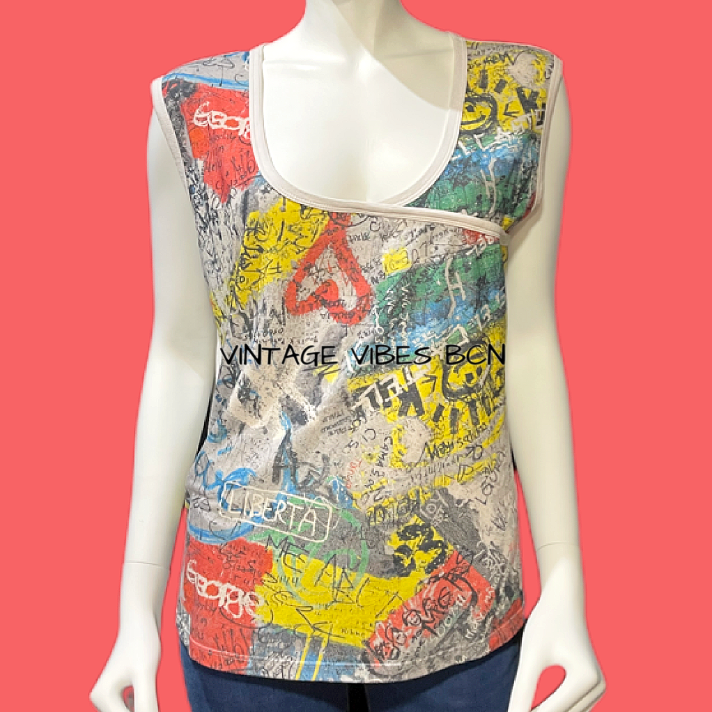 Camiseta tirantes Graffiti