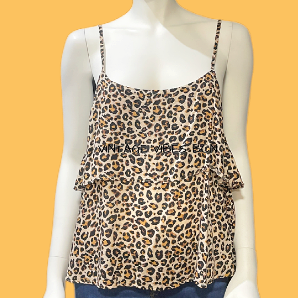 Camisa tirantes Animal Print Leopardo