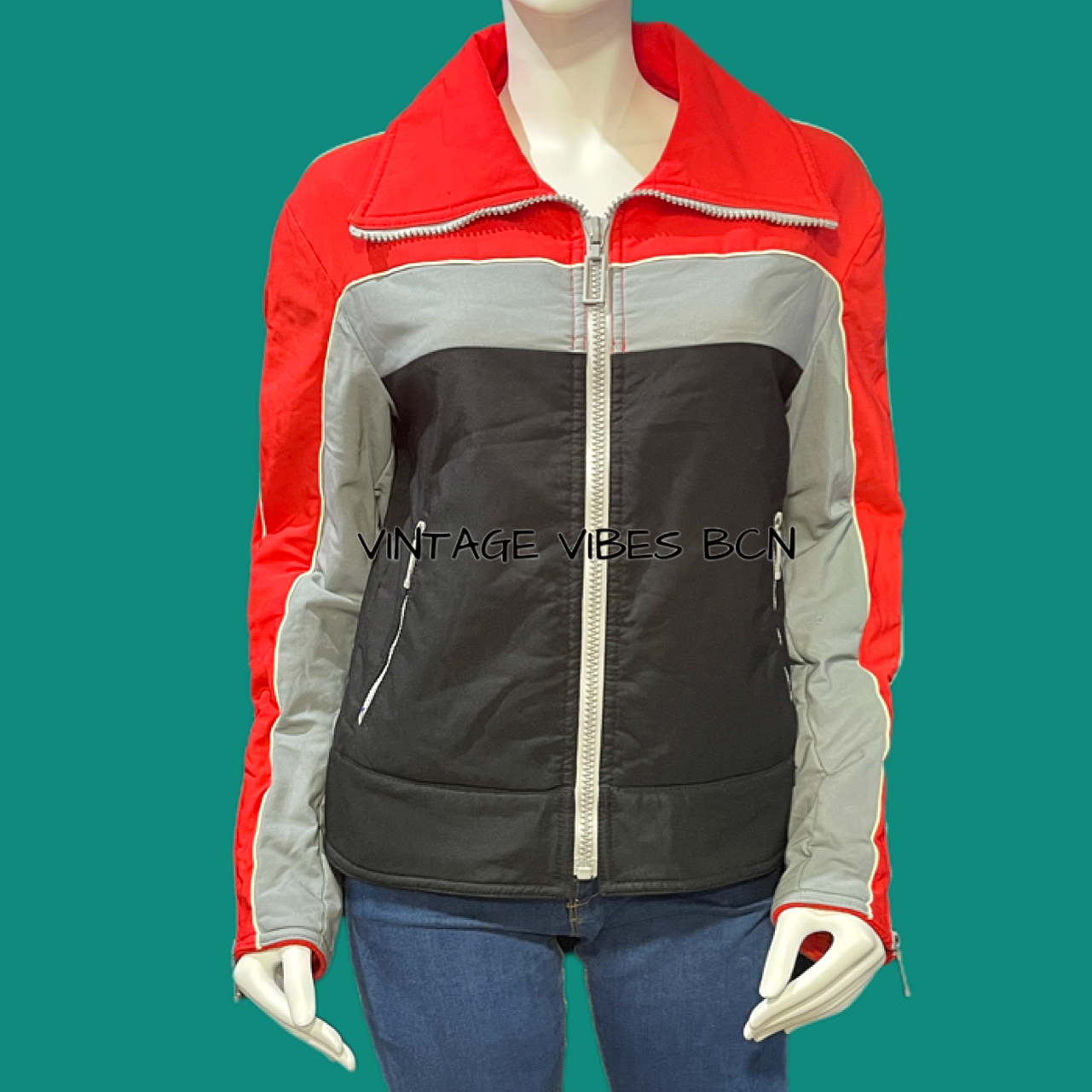 Chaqueta Ski vintage/retro acolchada 70’s NORD WEST