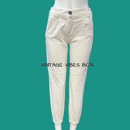 Pantalón cargo blanco BSK