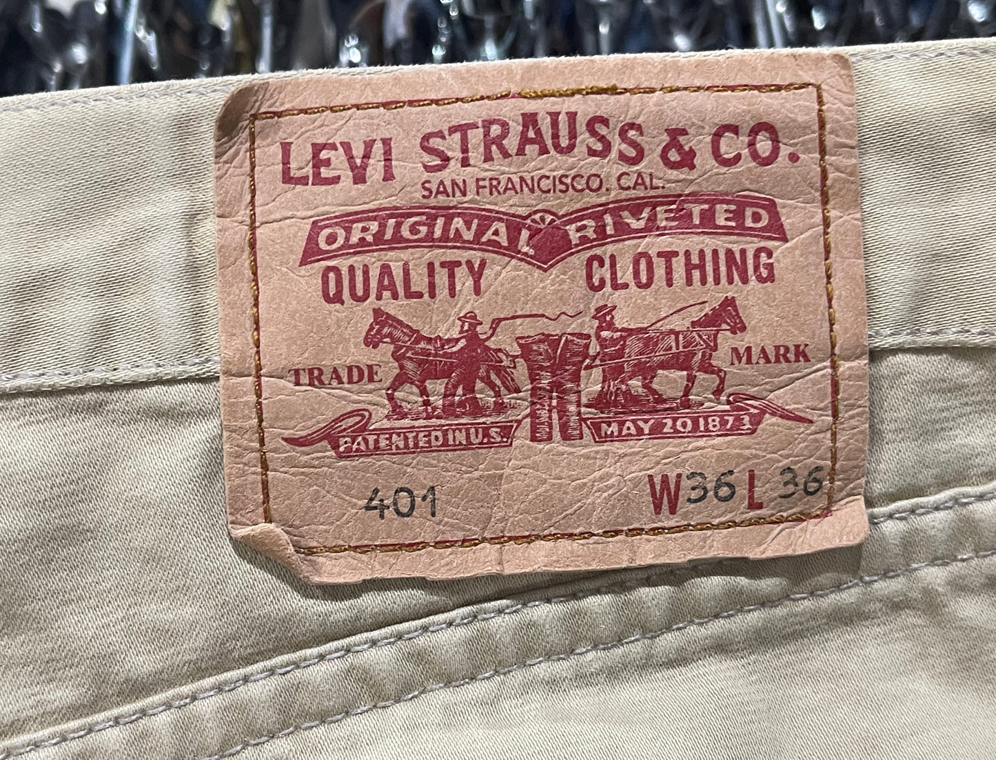 Bermudas vintage LEVI’S 401