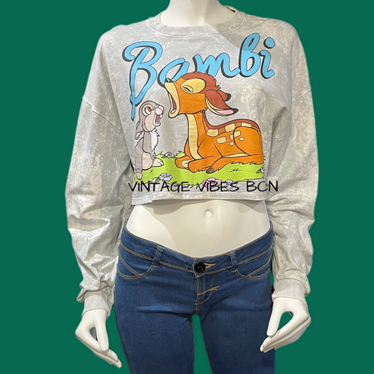 Sudadera cropped Disney Bambi