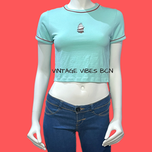 Camiseta cropped BE BRAVE