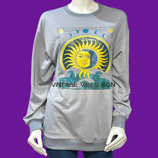 Sudadera vintage SUN & MOON