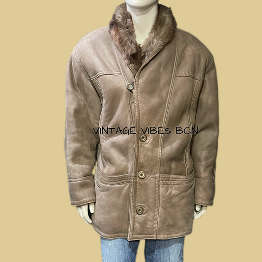 Abrigo de piel vintage SHEARLING