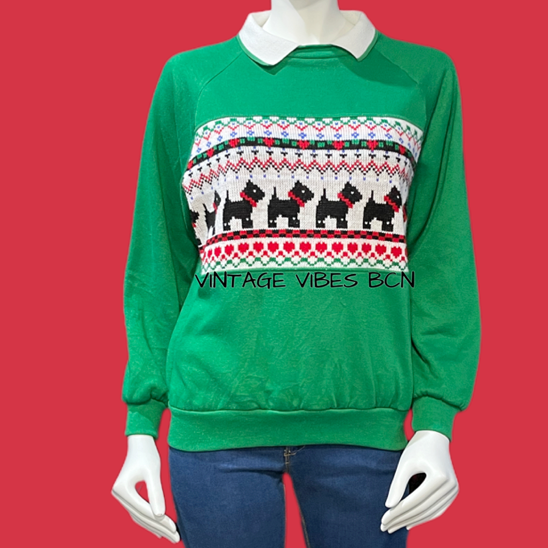 Sudadera vintage Navidad