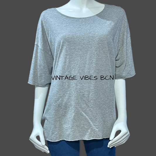 Camiseta básica gris