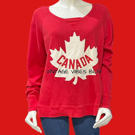 Sudadera vintage EQUIPAMIENTO OFICIAL CANADÁ