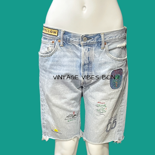 Bermudas vintage LEVI’S 501 con bordados