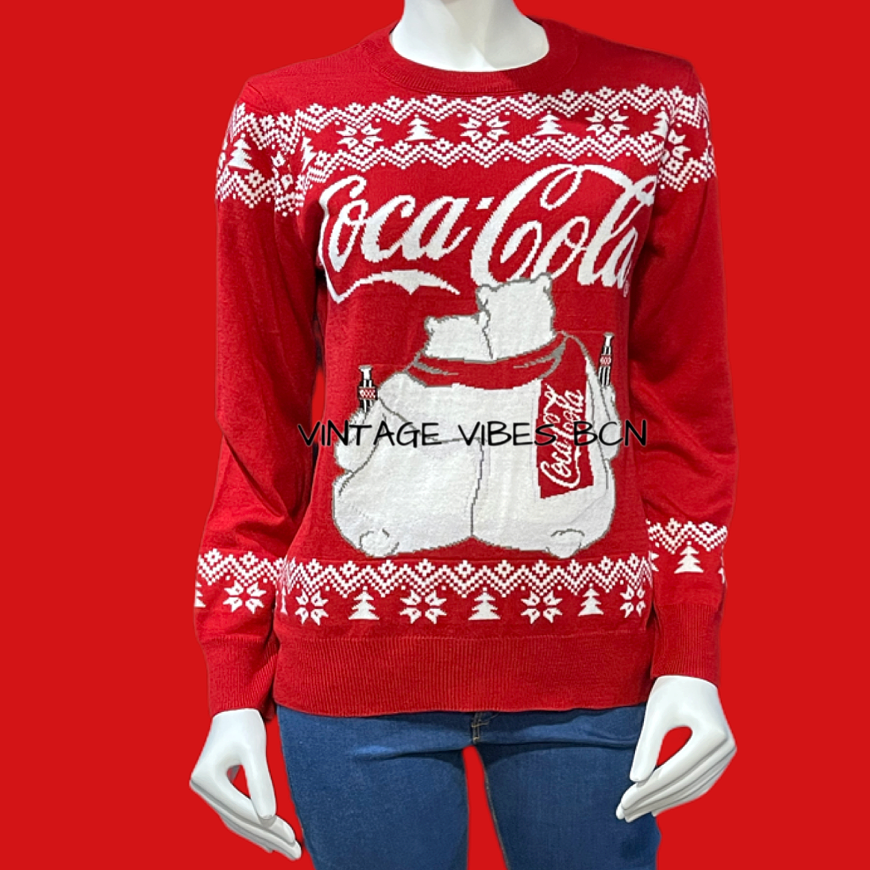 Jersey vintage Navidad COCA-COLA