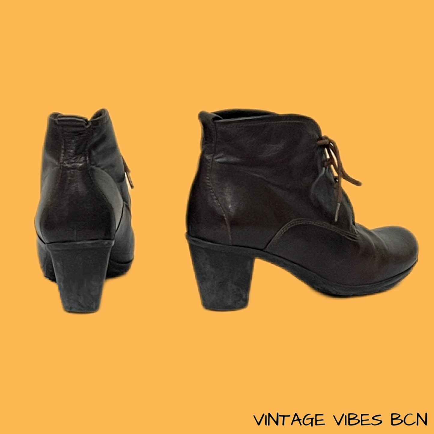 Botines vintage de piel VIRUS