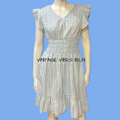 Vestido vintage cuadros