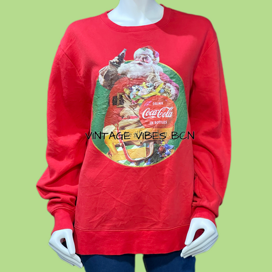 Sudadera vintage Navidad COCA-COLA