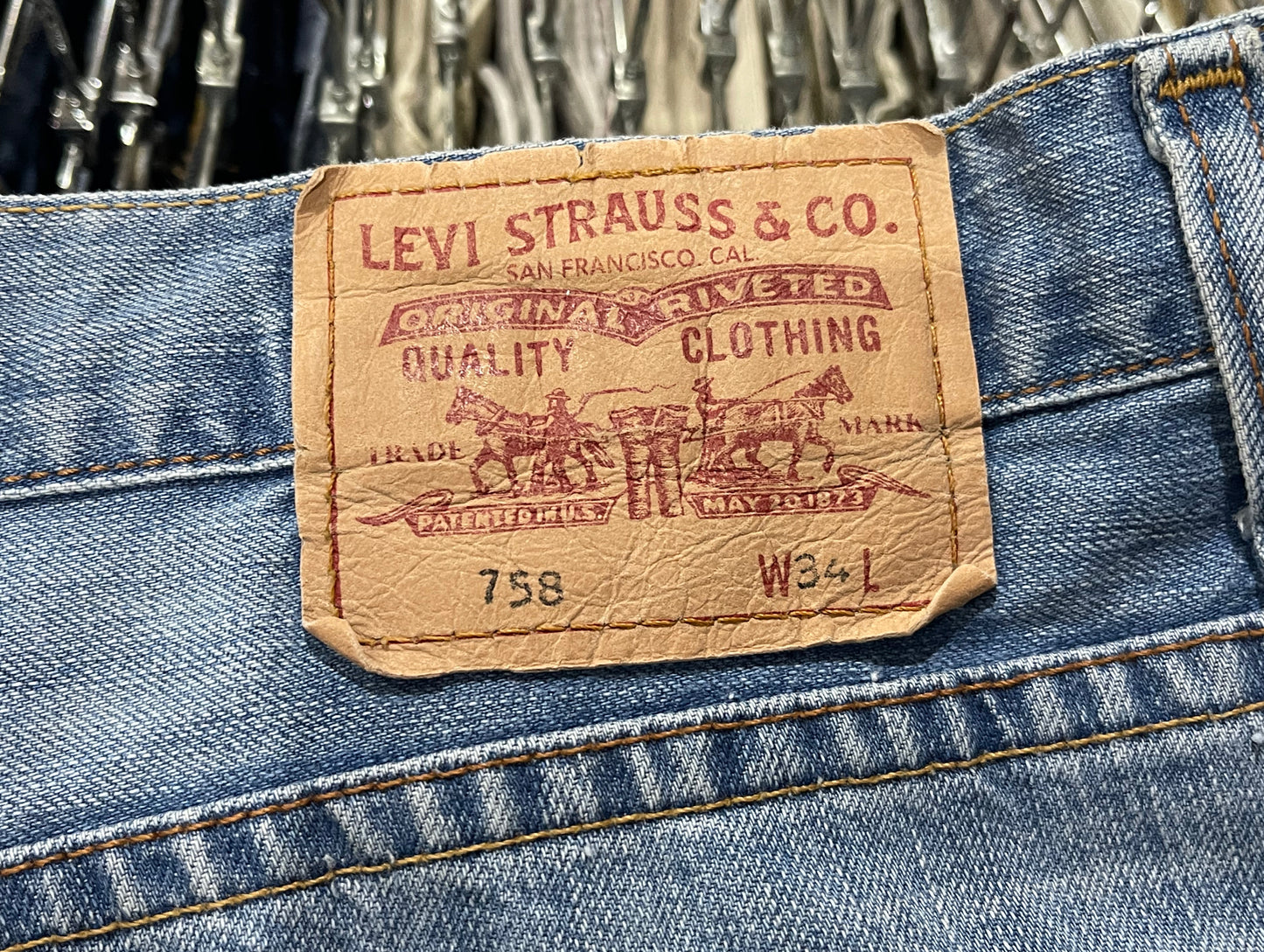 Bermudas vintage LEVI’S 758