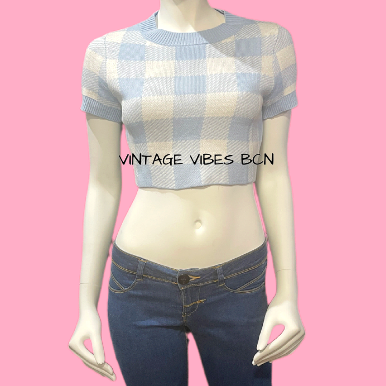 Jersey vintage cropped