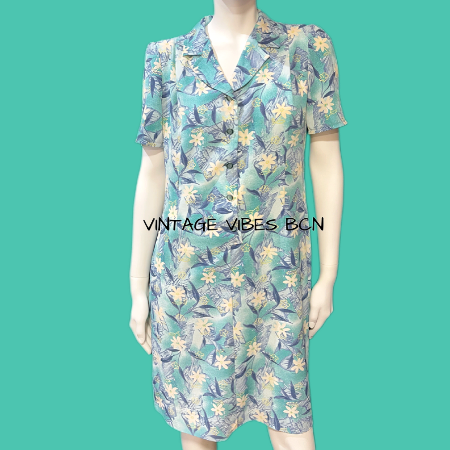 Vestido vintage floral