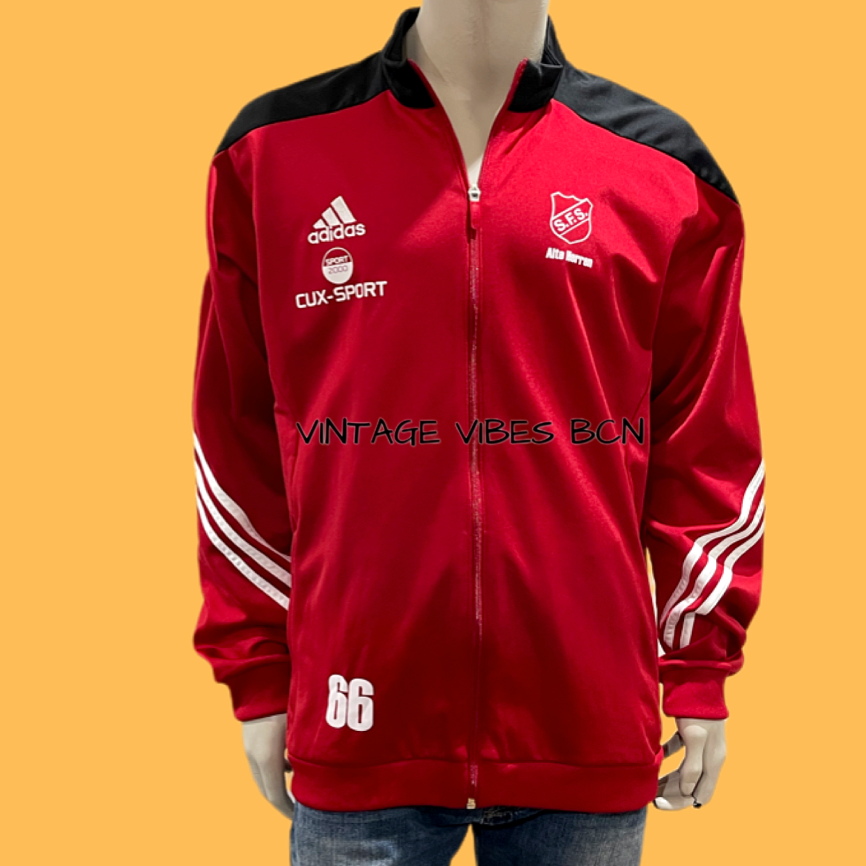 Trackjacket vintage ADIDAS S.F.S ALTE HERREN