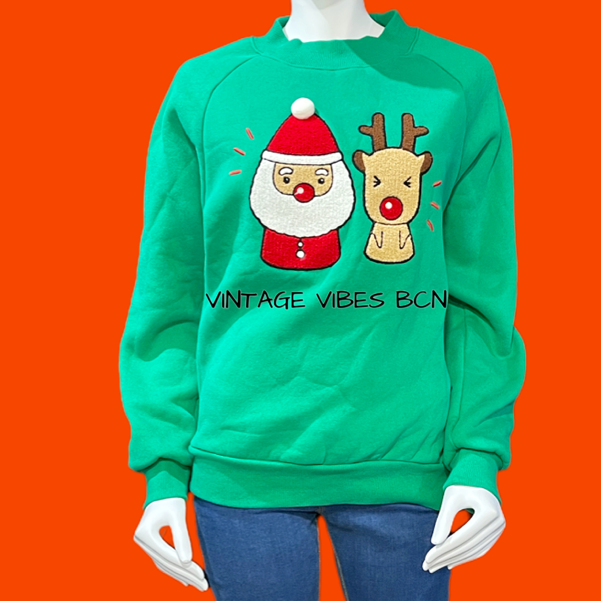 Sudadera vintage Navidad