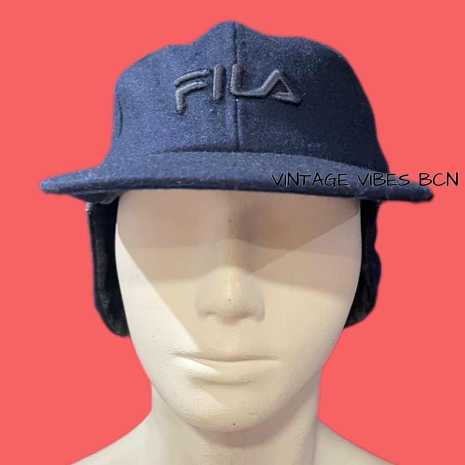 Gorra vintage con orejeras FILA