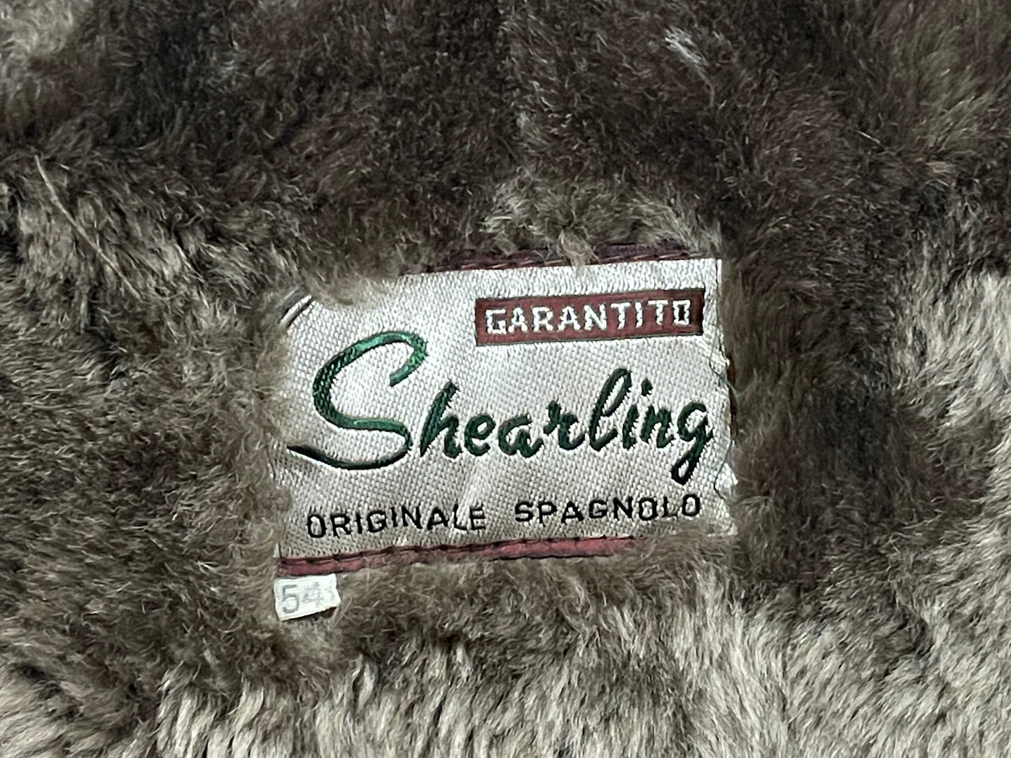 Abrigo de piel vintage SHEARLING