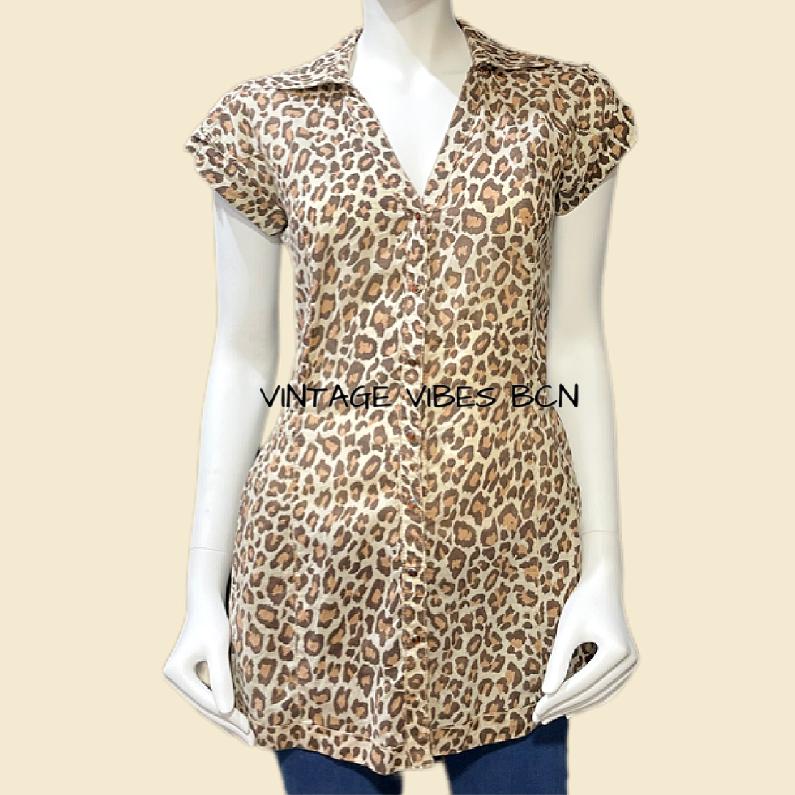 Camisa Animal Print Leopardo