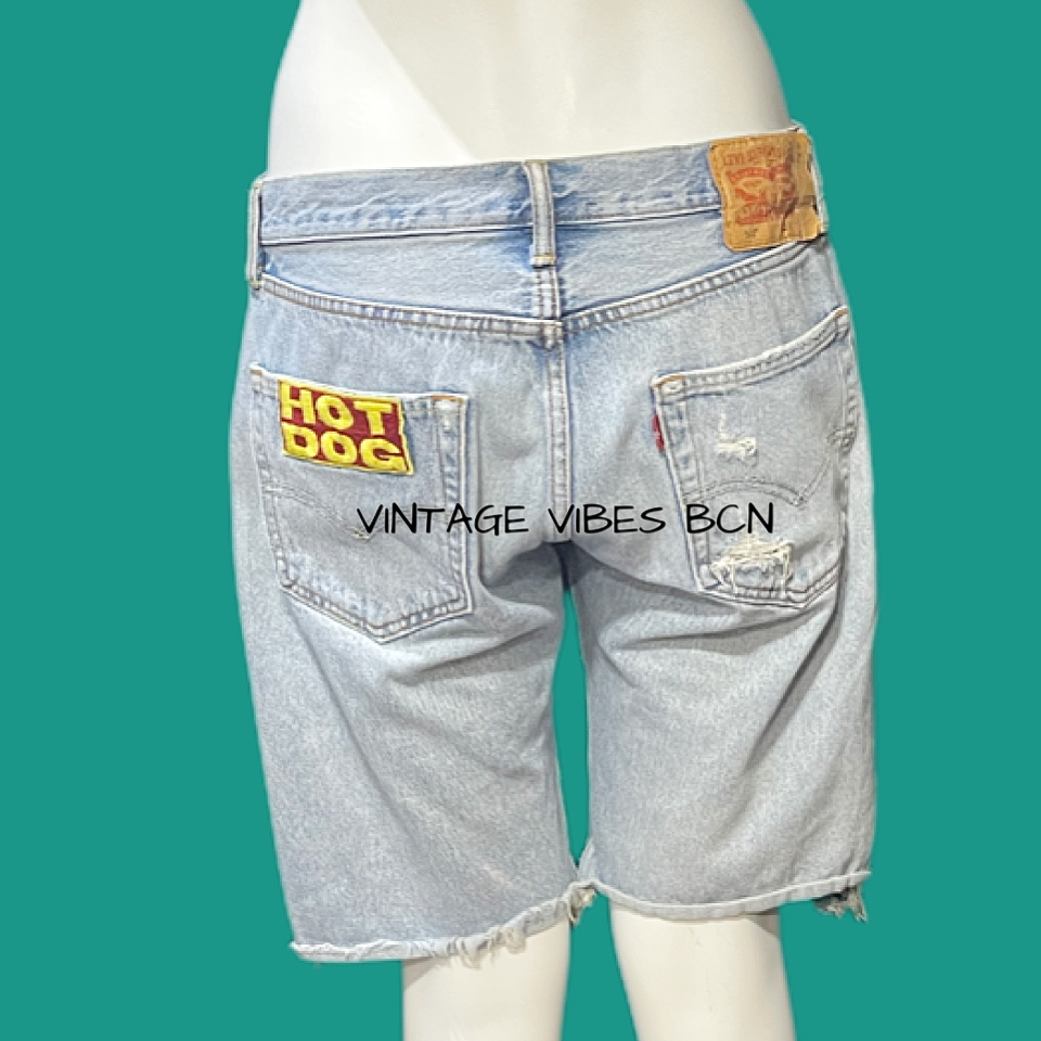 Bermudas vintage LEVI’S 501 con bordados