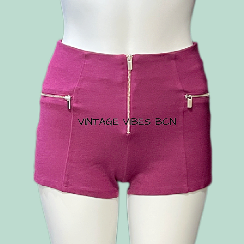 Shorts vintage tiro alto