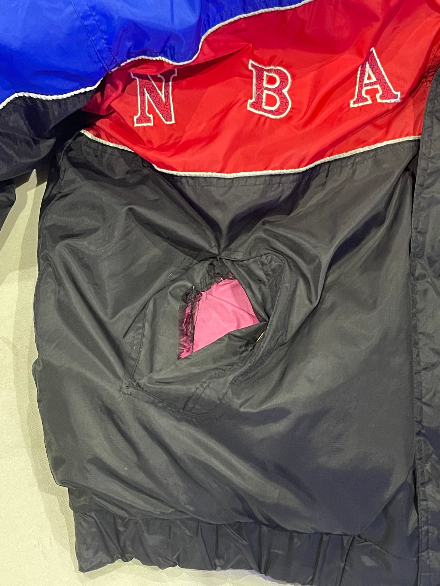 Chaqueta vintage acolchada y reversible NBA 23